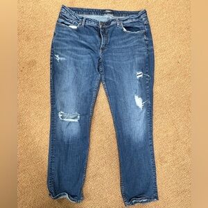 Silver woman jeans size 18